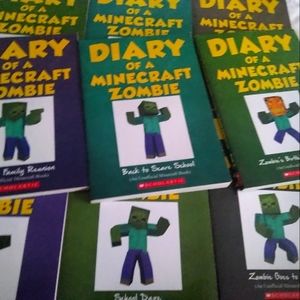 Diary of a Minecraft Zombie Book 1 through 9